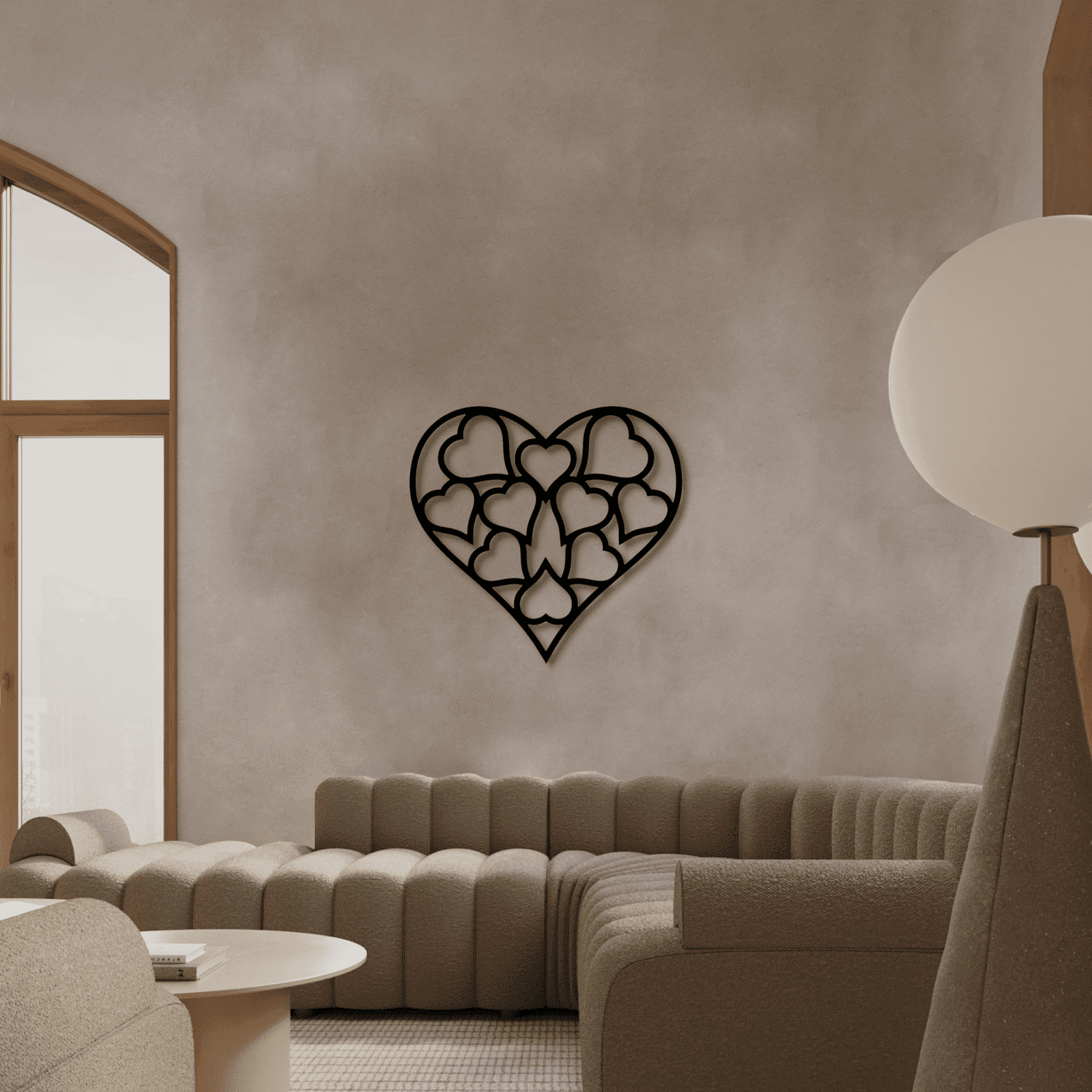 Heart of Hearts Metal Wall Art