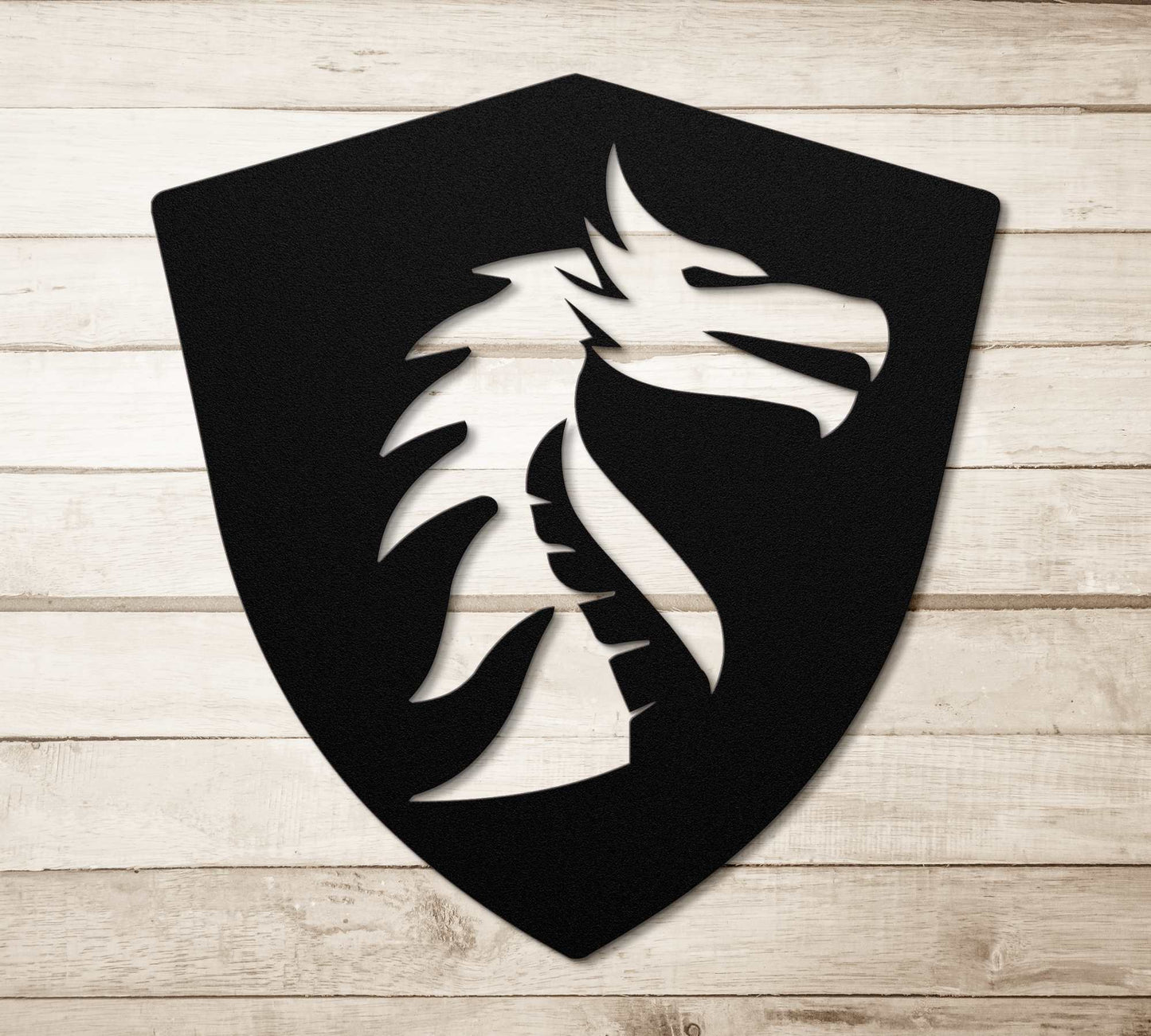 Dragon Crest Metal Art