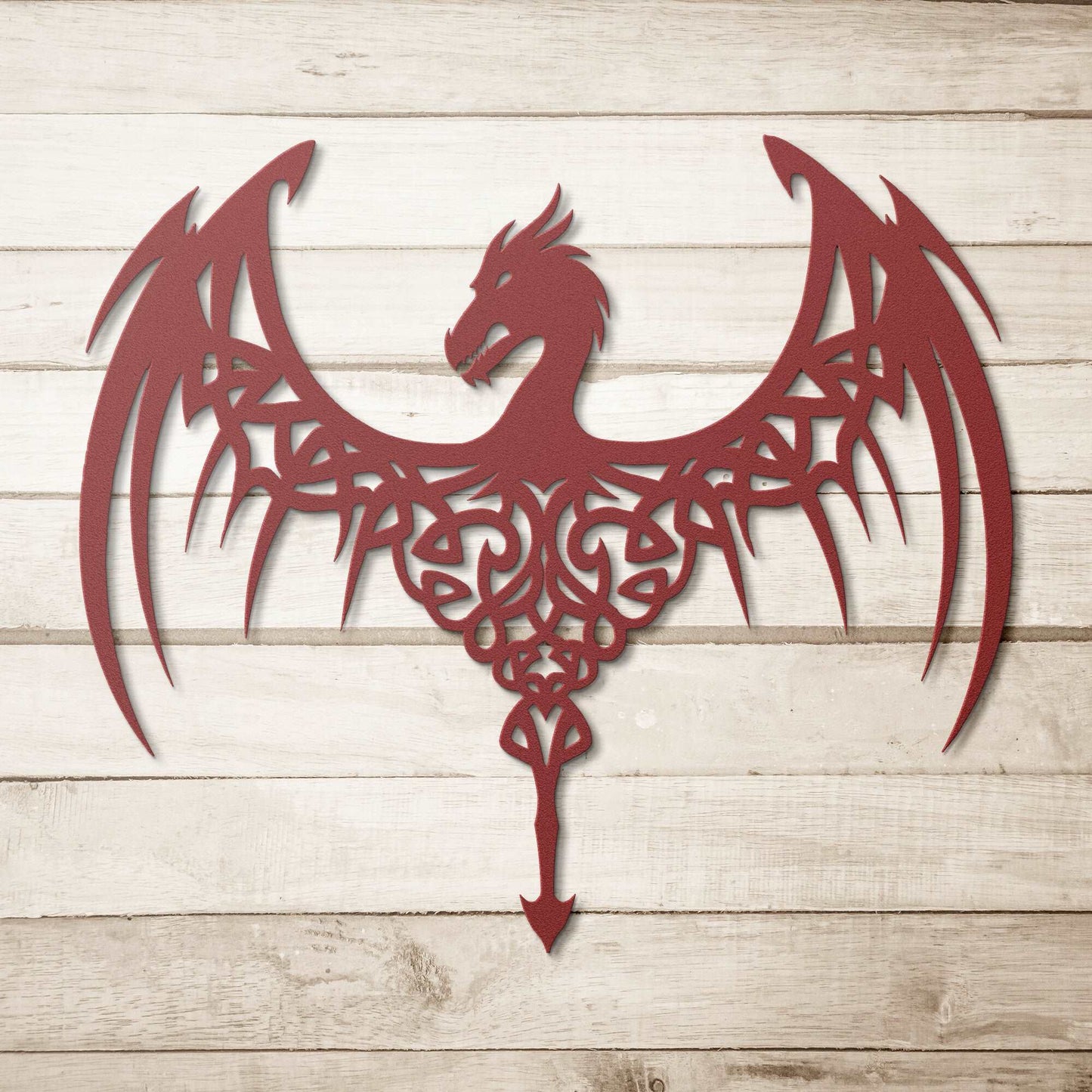 Dragon Wings Spread Metal Wall Art