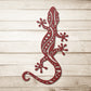 Gecko Lizard Metal Wall Art