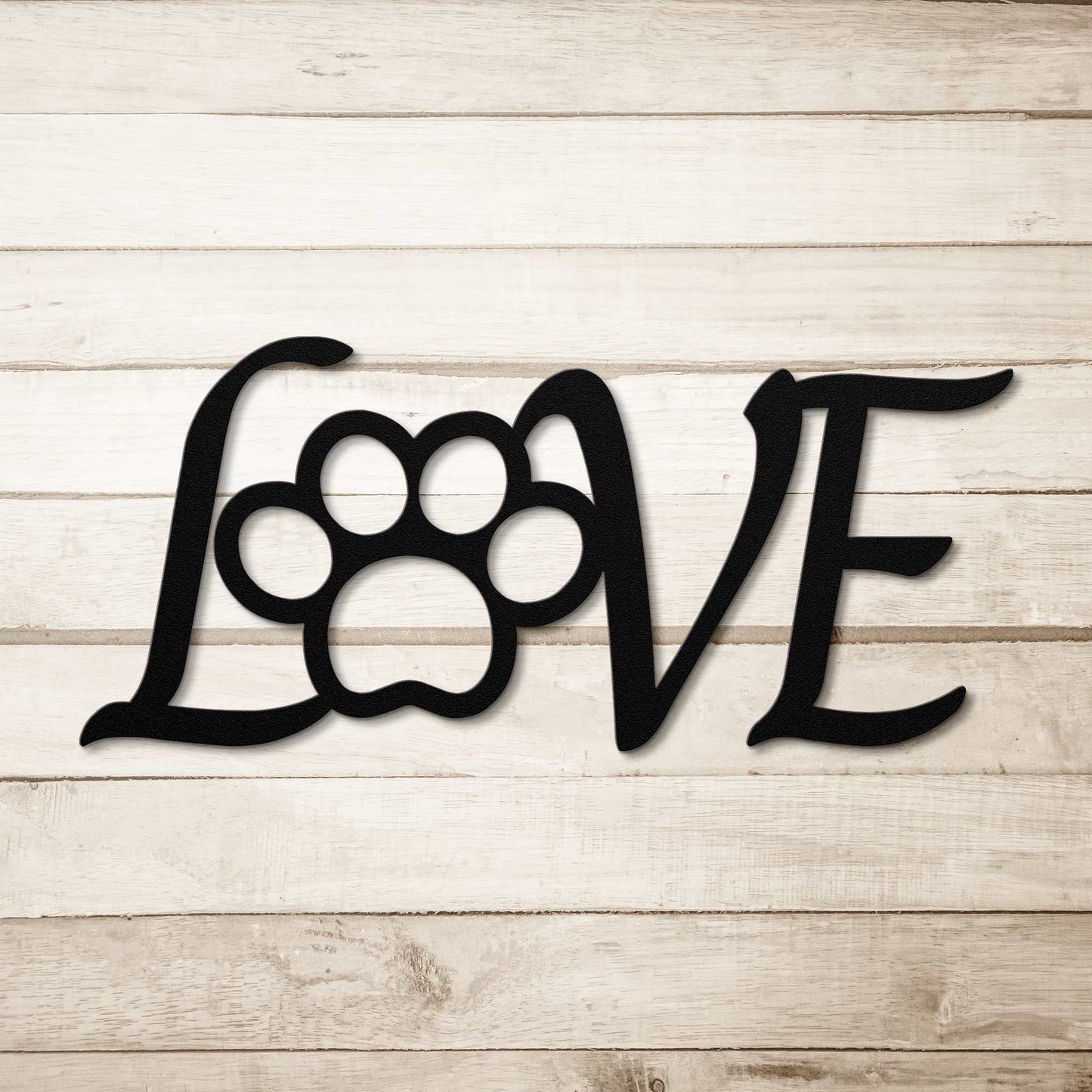 Love Paw Metal Wall Art