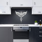 Raven Wings Spread Metal Wall Art