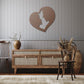 Romantic Couple Heart Metal Wall Art