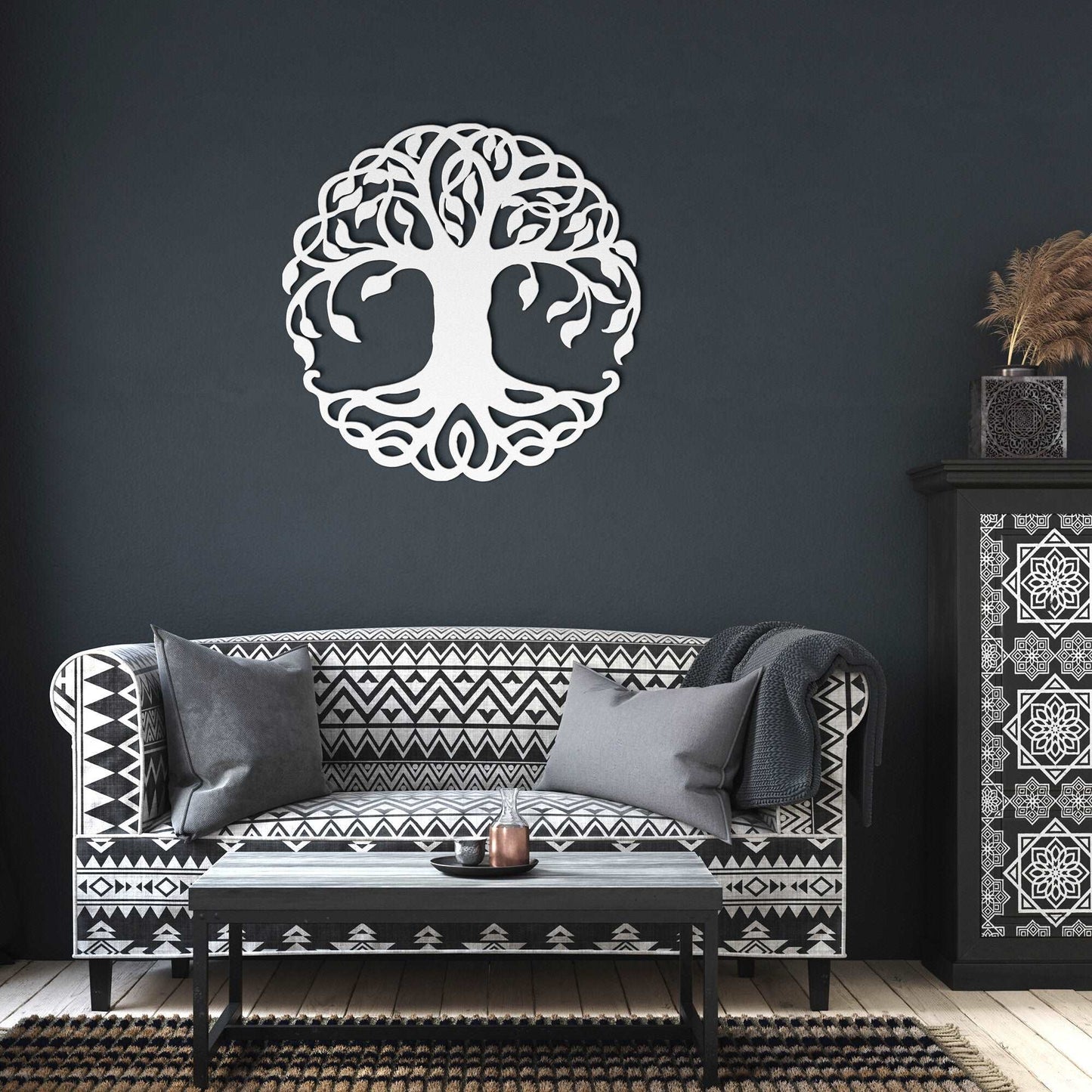 Celtic Inspired Tree of Life Metal Wall Art